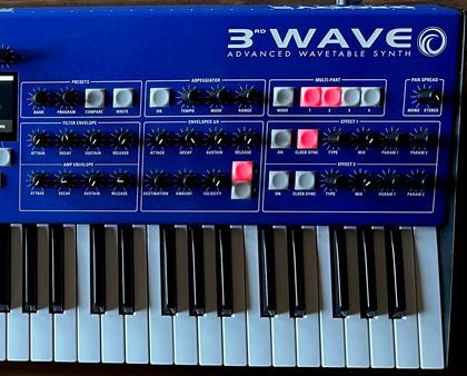 various-Groove Synthesis 3rd Wave keyboard